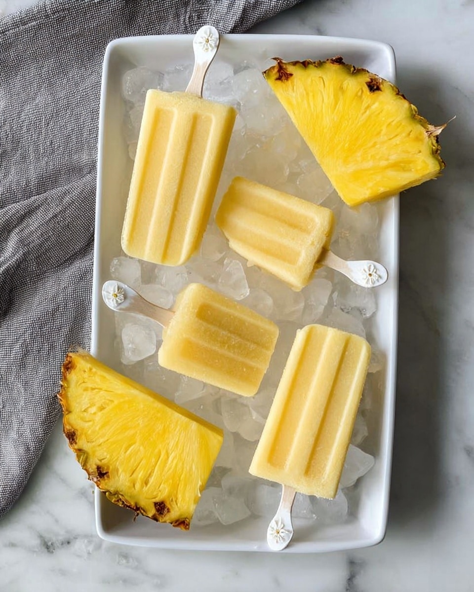 Pineapple Coconut Popsicles Recipe