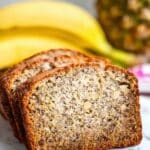 Easy Hawaiian Pineapple Banana Bread Recipe