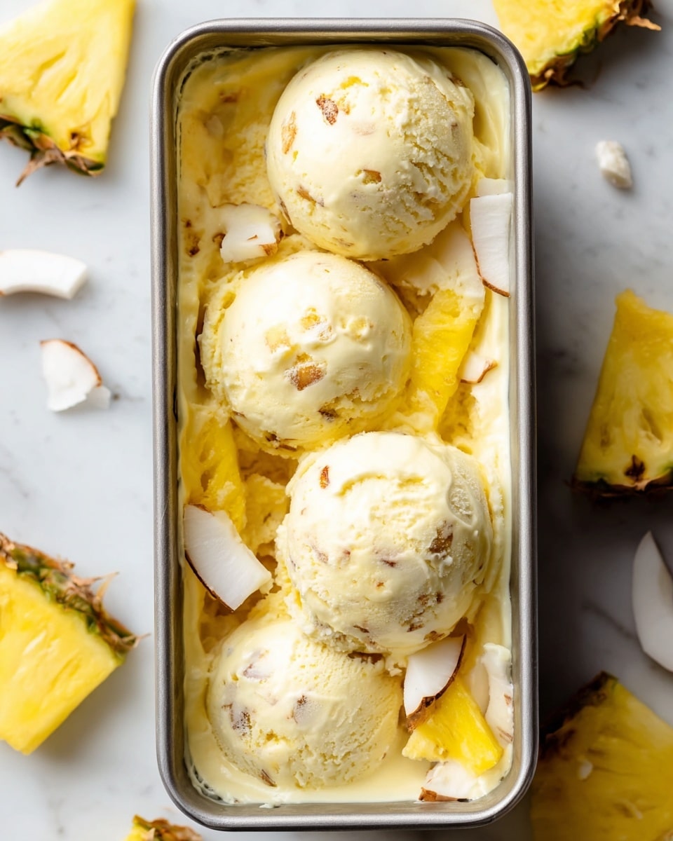 Pina Colada Ice Cream Recipe