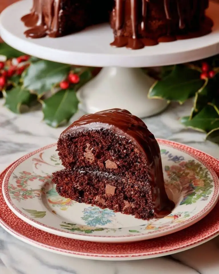 Gluten-Free Dark Chocolate Cake with Rich Espresso Glaze Recipe