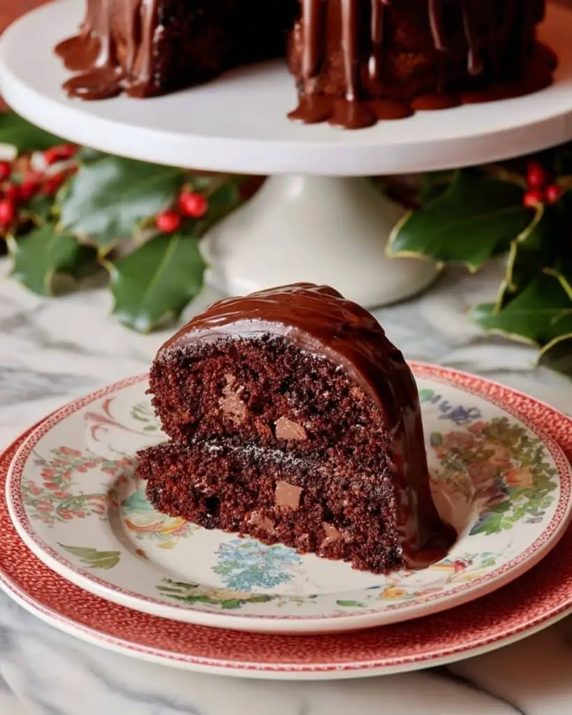 Gluten-Free Dark Chocolate Cake with Rich Espresso Glaze Recipe