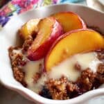 Gluten-Free Peach and Blueberry Cobbler Recipe