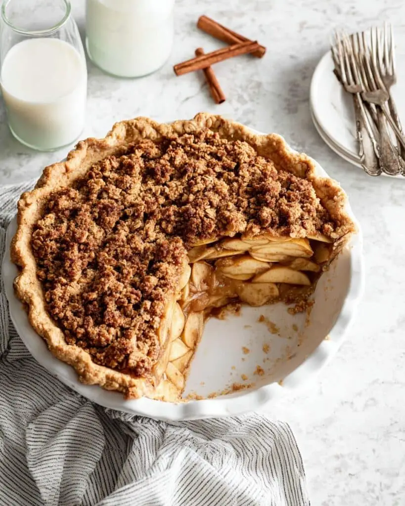 Dutch Apple Pie with Coconut Oat Crumble Recipe
