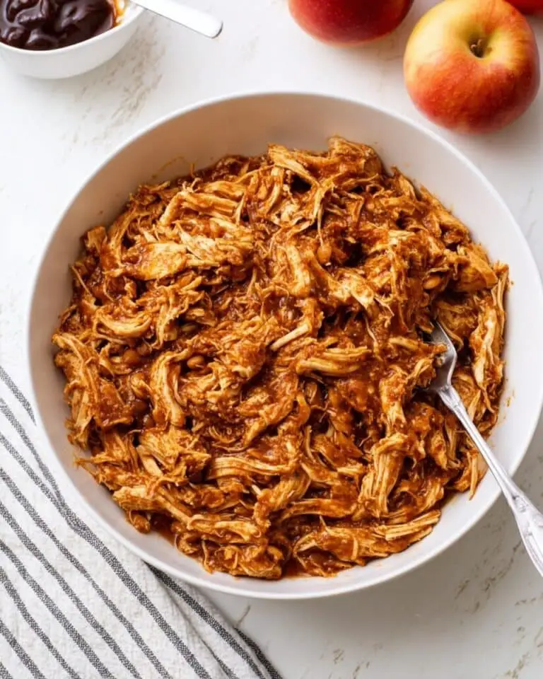 Slow Cooker Apple BBQ Chicken Recipe