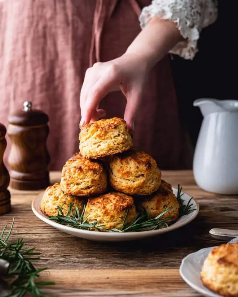 Rosemary and Cheddar Scones Recipe