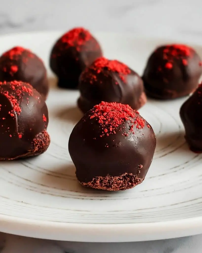Chocolate-Strawberry Truffles Recipe