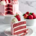 Strawberry Cake with Cream Cheese Frosting Recipe