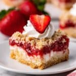 Strawberry Cheesecake Bars with Oatmeal Crumble Recipe