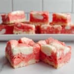 Strawberry White Chocolate Cheesecake Brownies Recipe
