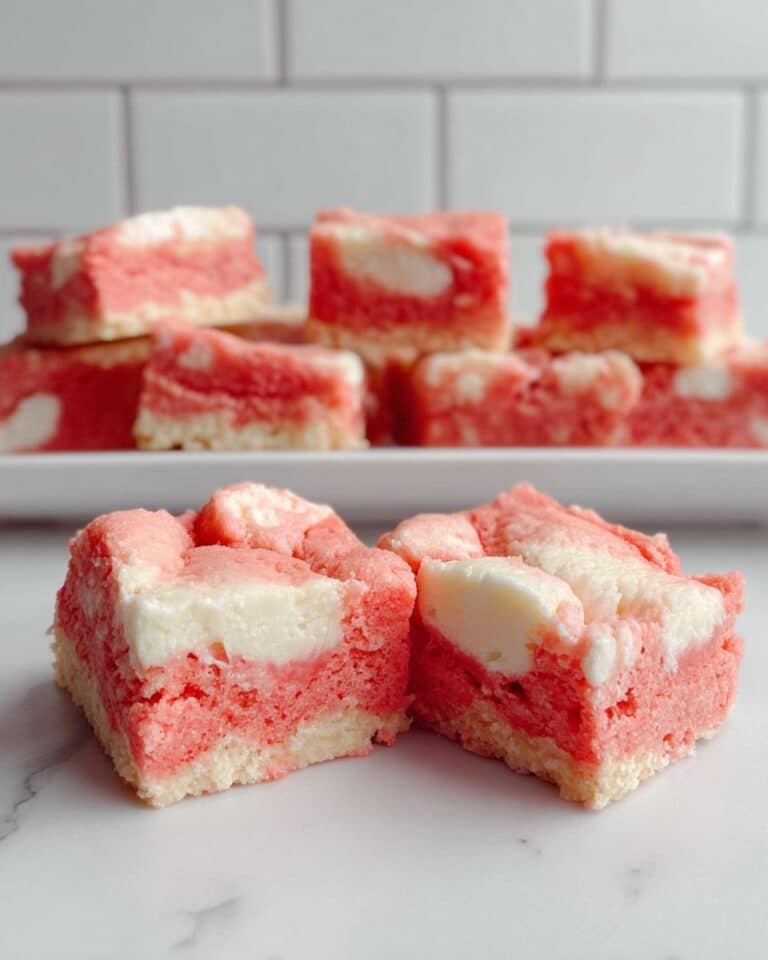 Strawberry White Chocolate Cheesecake Brownies Recipe