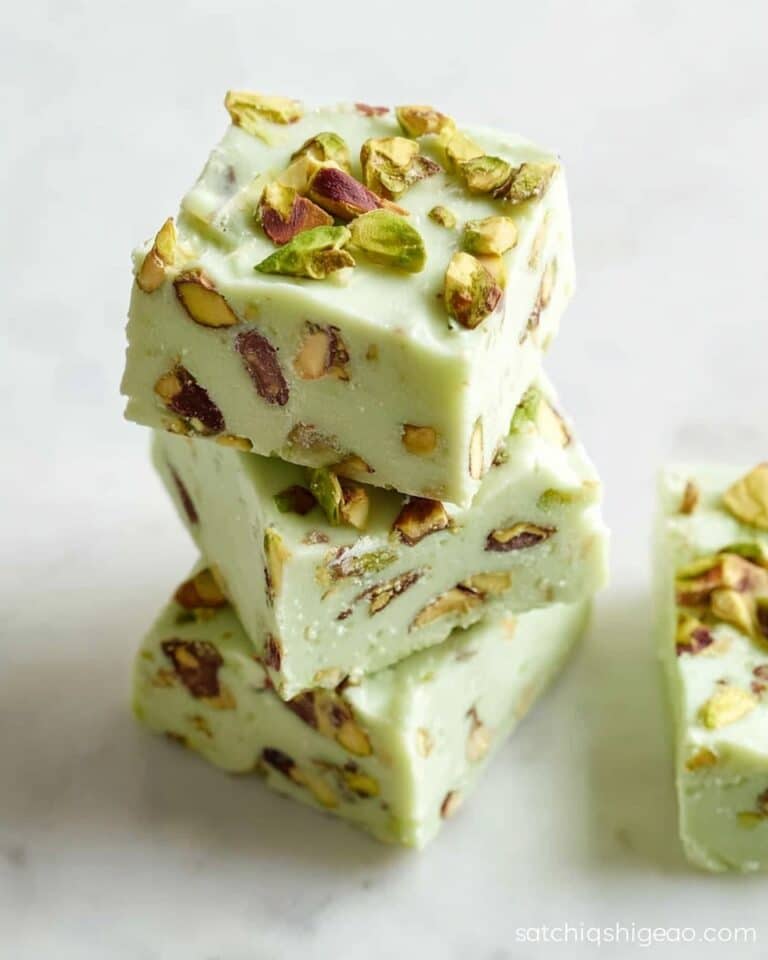 Pistachio White Chocolate Fudge Recipe