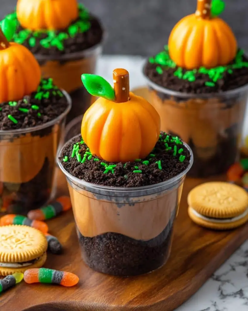 Pumpkin Dirt Cups Recipe