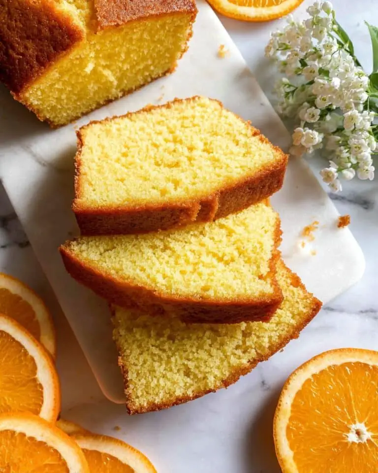 Orange Zest Greek Yogurt Cake Recipe