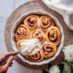 Lavender Berry Sweet Rolls with Lemon Cream Cheese Frosting Recipe
