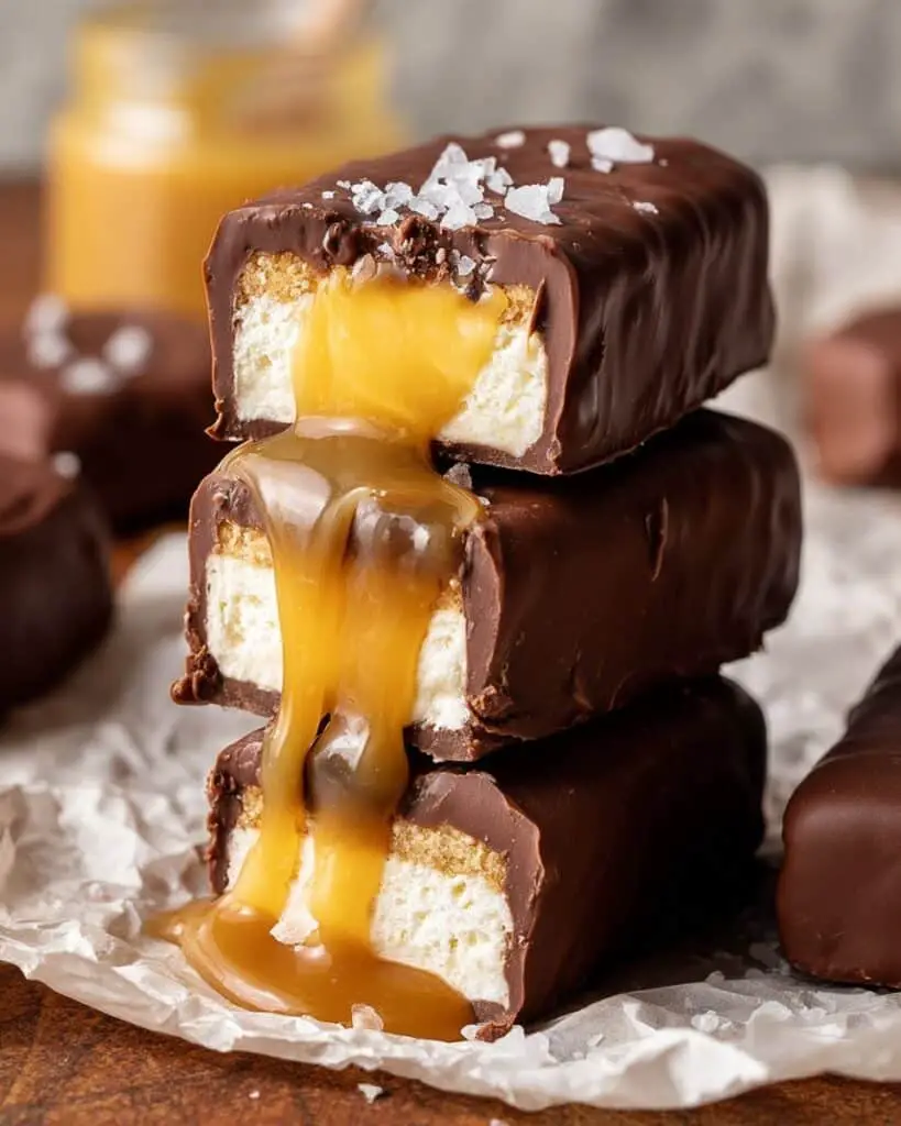 Vegan Twix Ice Cream Bars Recipe