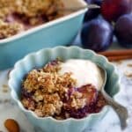 Vegan Plum Crumble Recipe