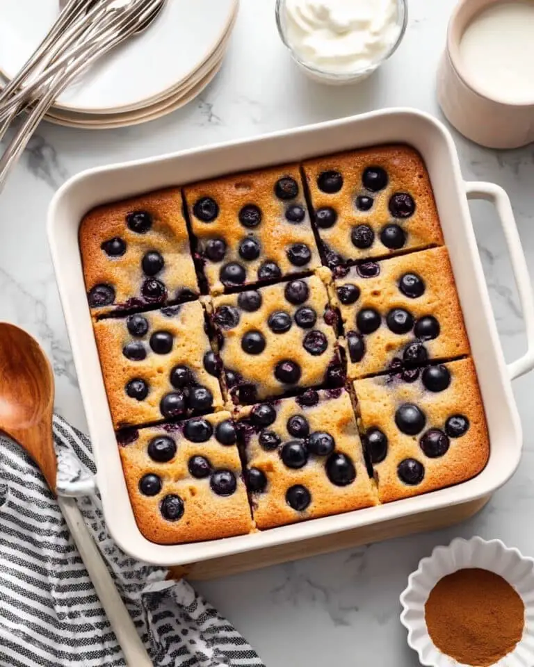 Blueberry Cottage Cheese Breakfast Bake Recipe