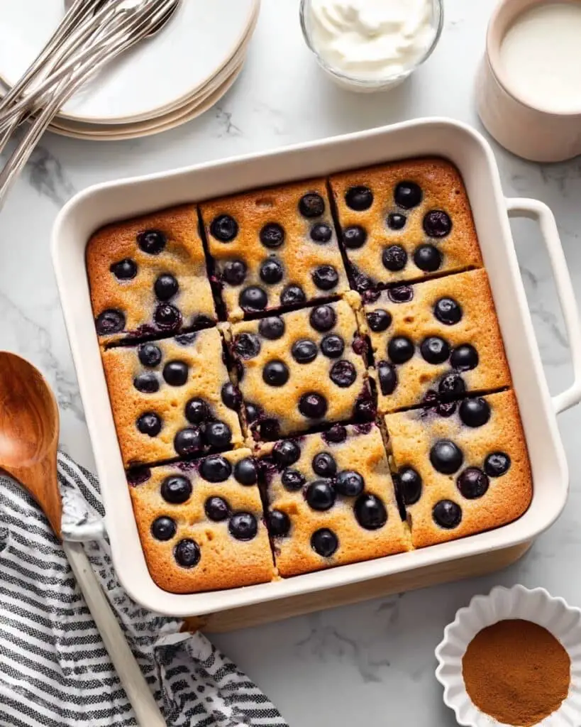 Blueberry Cottage Cheese Breakfast Bake Recipe