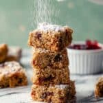Cherry and Coconut Flapjacks - Sweet Oat Bars Recipe