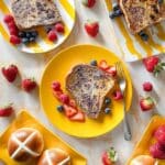 Quick and Easy Easter Hot Cross Bun French Toast Recipe