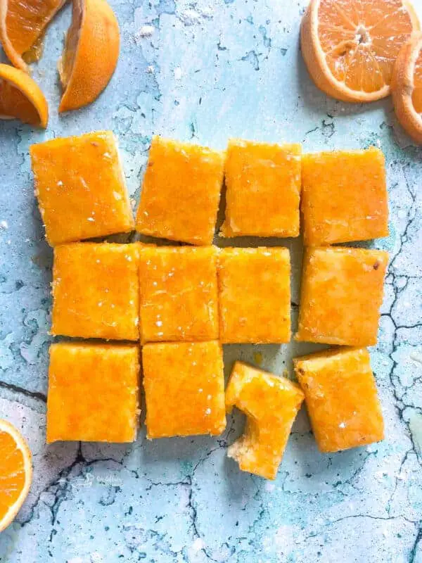 Fresh Orange Bars Recipe