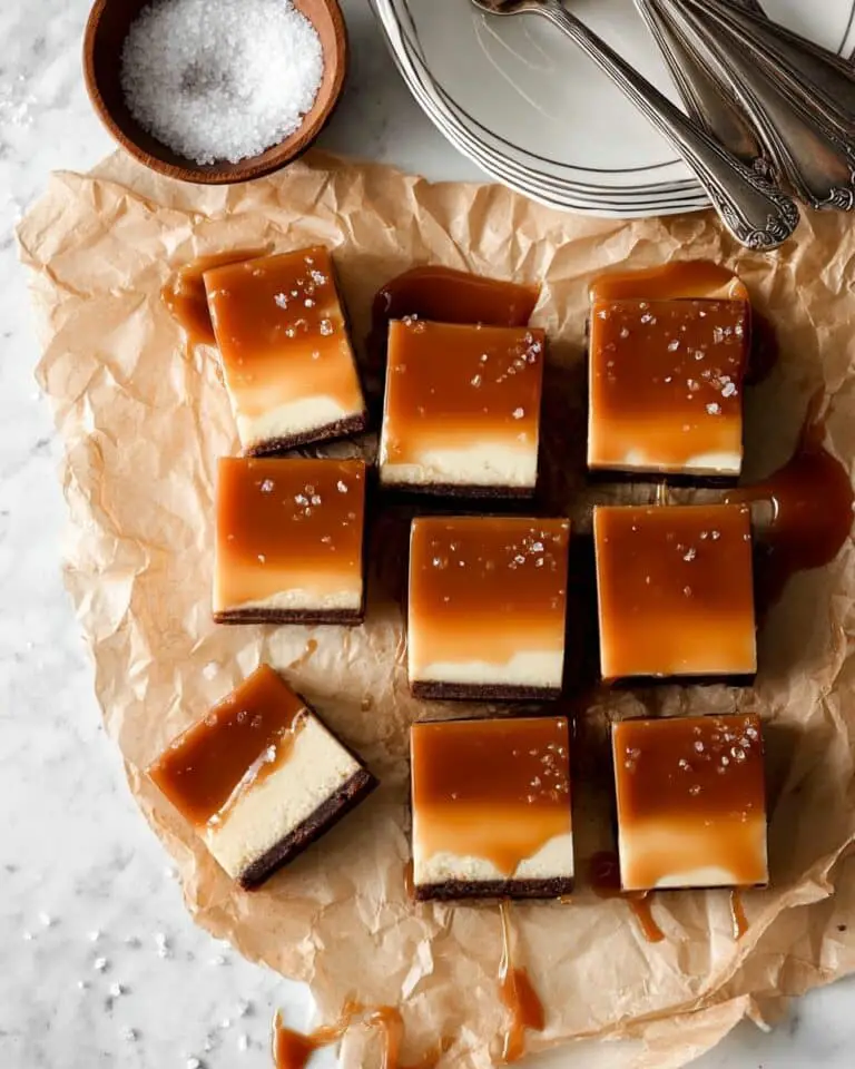 Salted Caramel Cheesecake Brownies Recipe