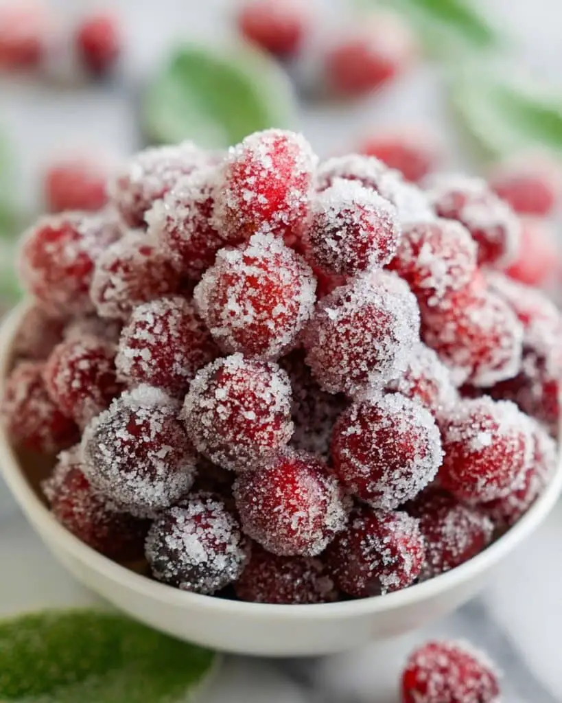 Sugared Cranberries Recipe