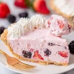 Mixed Berry Jell-O Fluff Pie Recipe