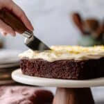 Chocolate Gingerbread Cake with Cream Cheese Frosting Recipe