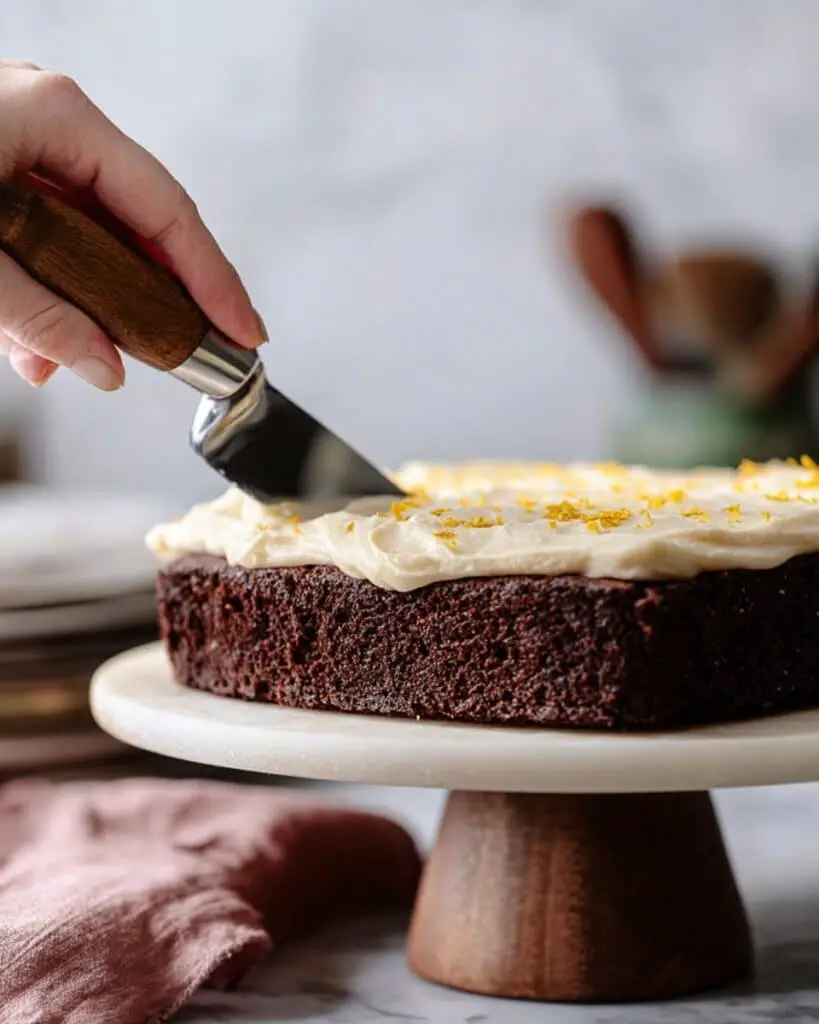 Chocolate Gingerbread Cake with Cream Cheese Frosting Recipe