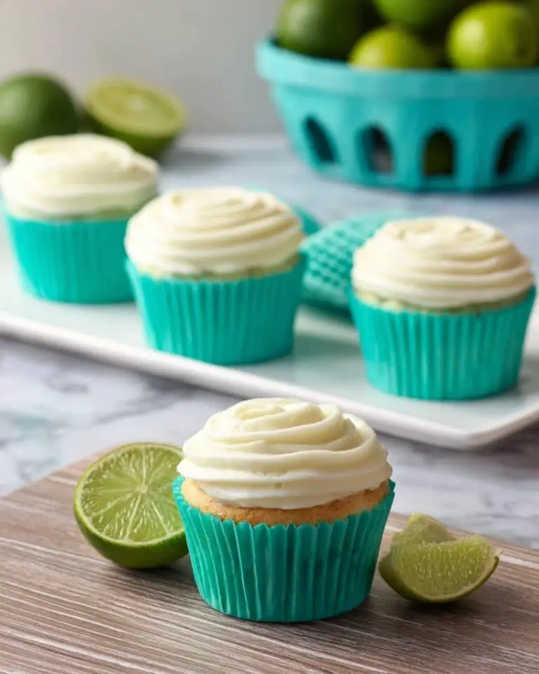 Key Lime Cupcakes with Cream Cheese Frosting Recipe