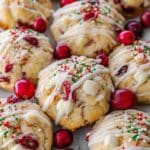 Holiday White Chocolate Cranberry Cookies Recipe