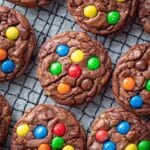 M&M Triple Chocolate Cookies Recipe