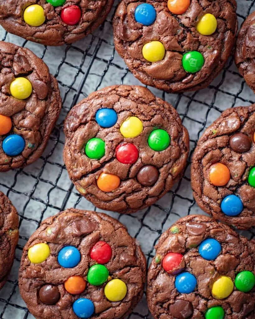 M&M Triple Chocolate Cookies Recipe
