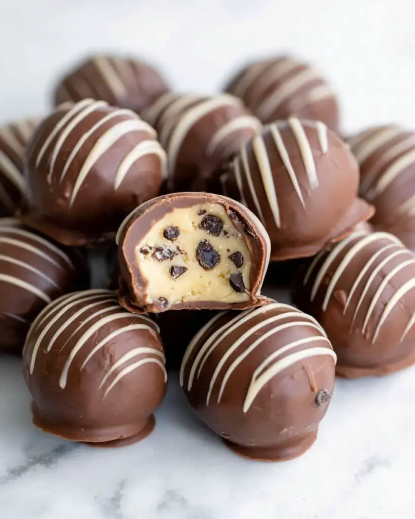 Chocolate Chip Cookie Dough Truffles Recipe