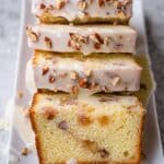Rhubarb Vanilla Pound Cake Recipe