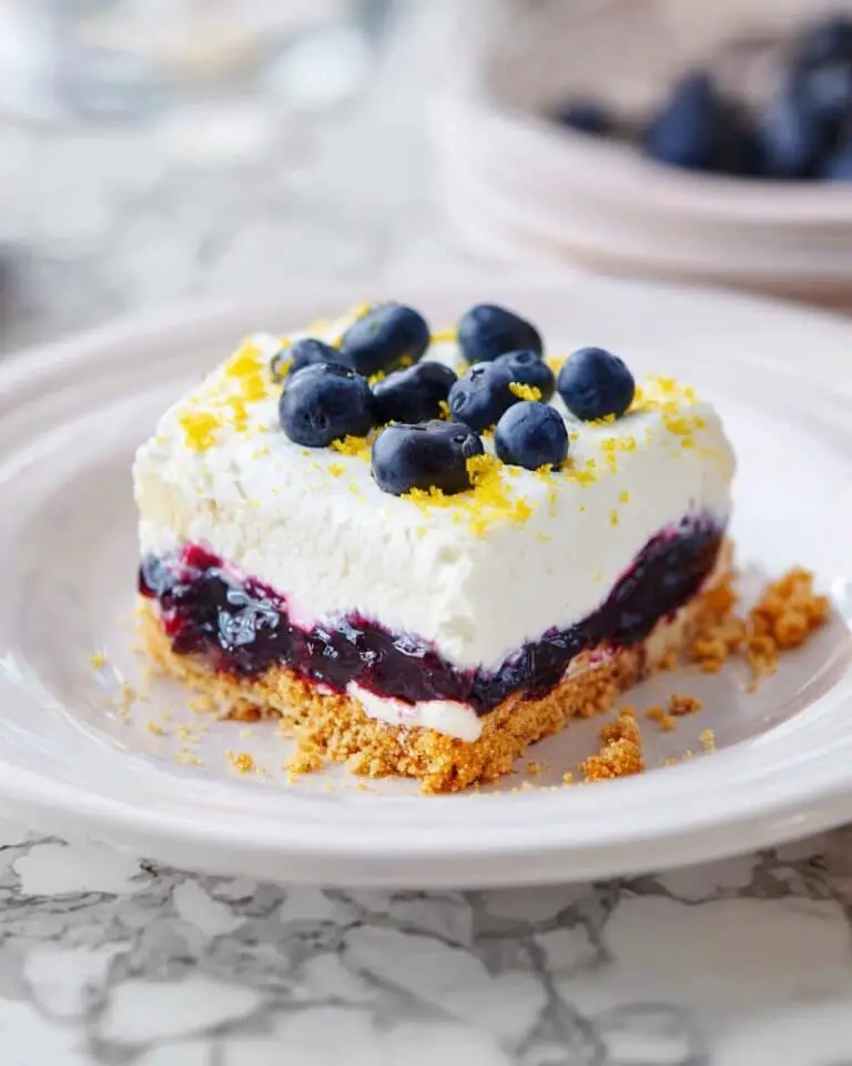 Easy Blueberry Cheesecake Delight Recipe