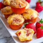 Strawberry Streusel Cobbler Muffins Recipe