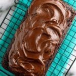 Chocolate Banana Bread with One-Minute Chocolate Frosting Recipe