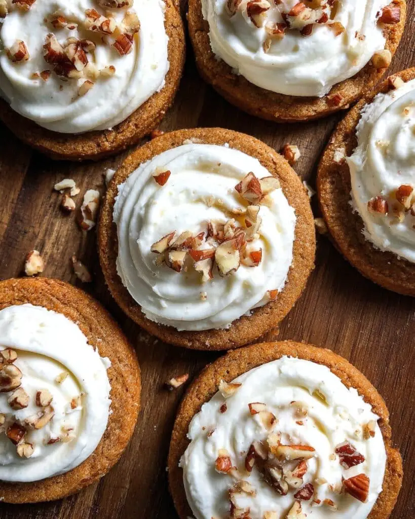 Carrot Cake Cookies with Cream Cheese Frosting Recipe