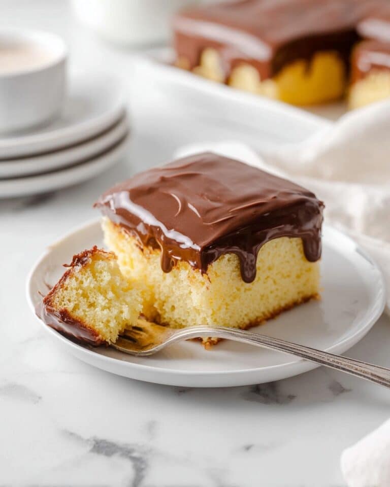 Boston Cream Poke Cake Recipe