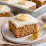 Banana Cake with Cream Cheese Frosting Recipe