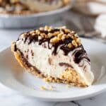Ice Cream Pie with Hot Fudge, Caramel, and Heath Toffee Bits Recipe