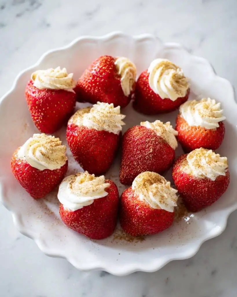 Cheesecake Stuffed Strawberries Recipe