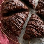 Chocolate Scones with Cocoa Glaze Recipe