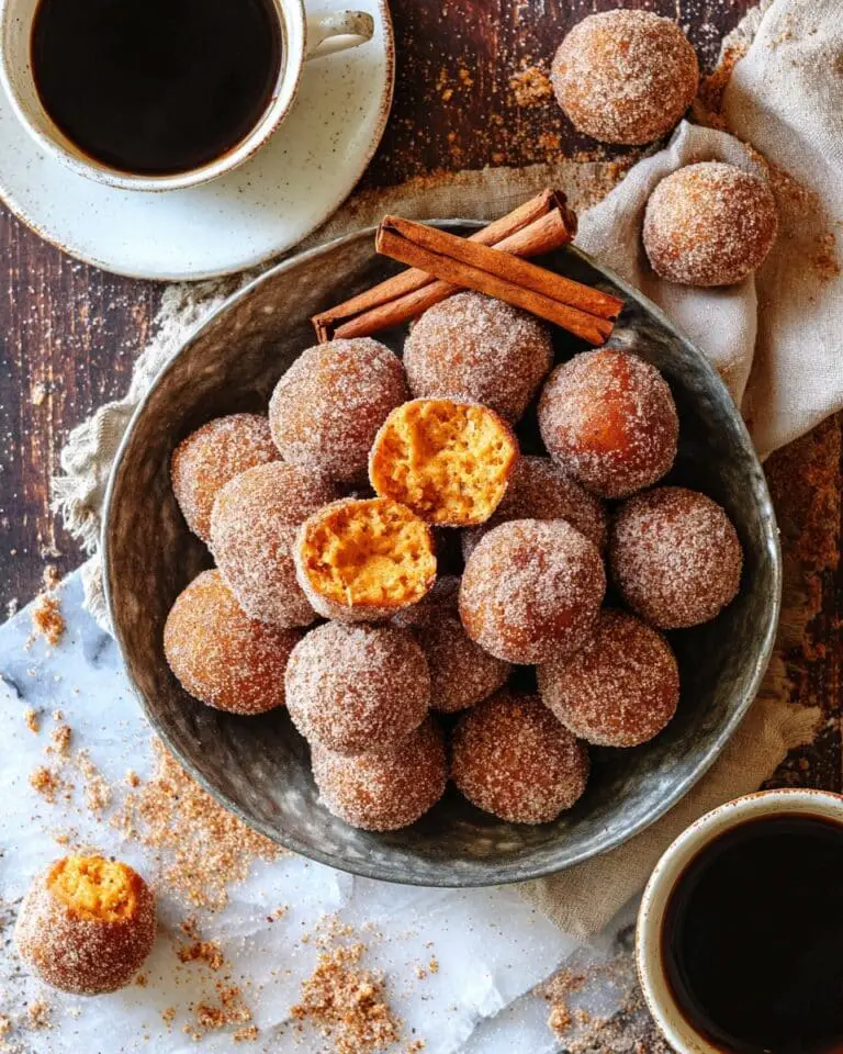 Pumpkin Donut Holes Recipe