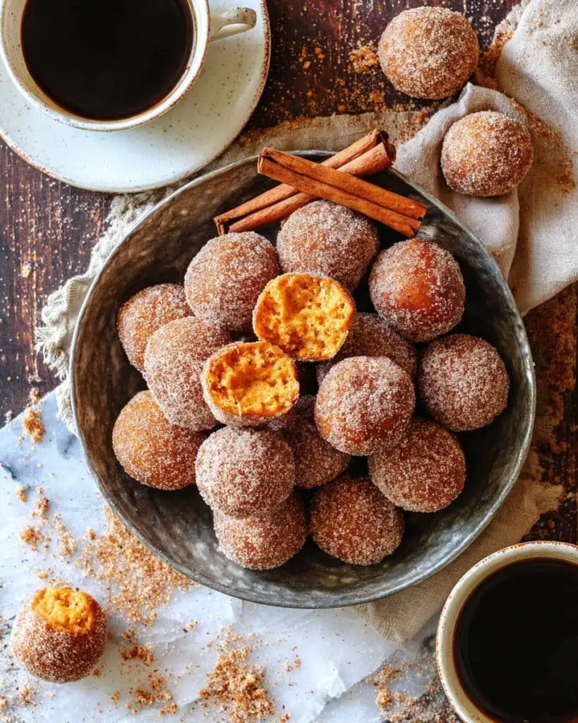 Pumpkin Donut Holes Recipe