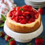 Perfect Instant Pot New York Cheesecake with Strawberry Topping Recipe