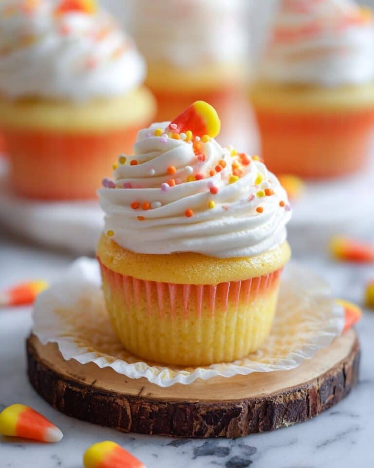 Candy Corn Cupcakes Recipe