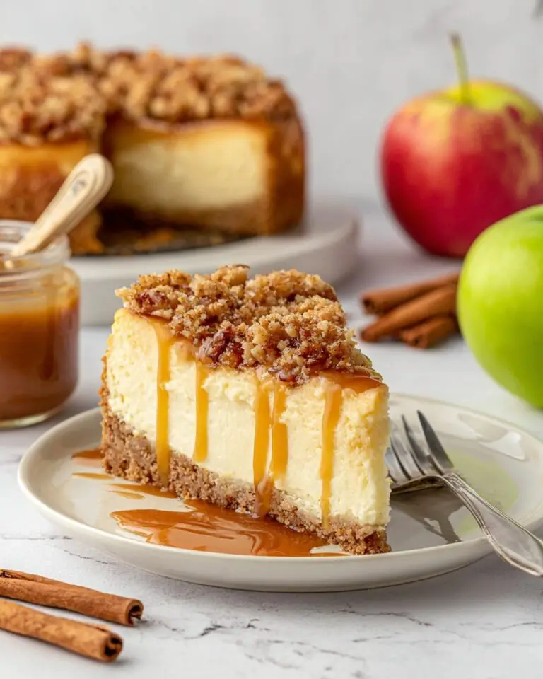 Apple Crumble Cheesecake Recipe